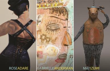 3 Solo Exhibits: Rose Adare, Gabby Anderman, May Izumi